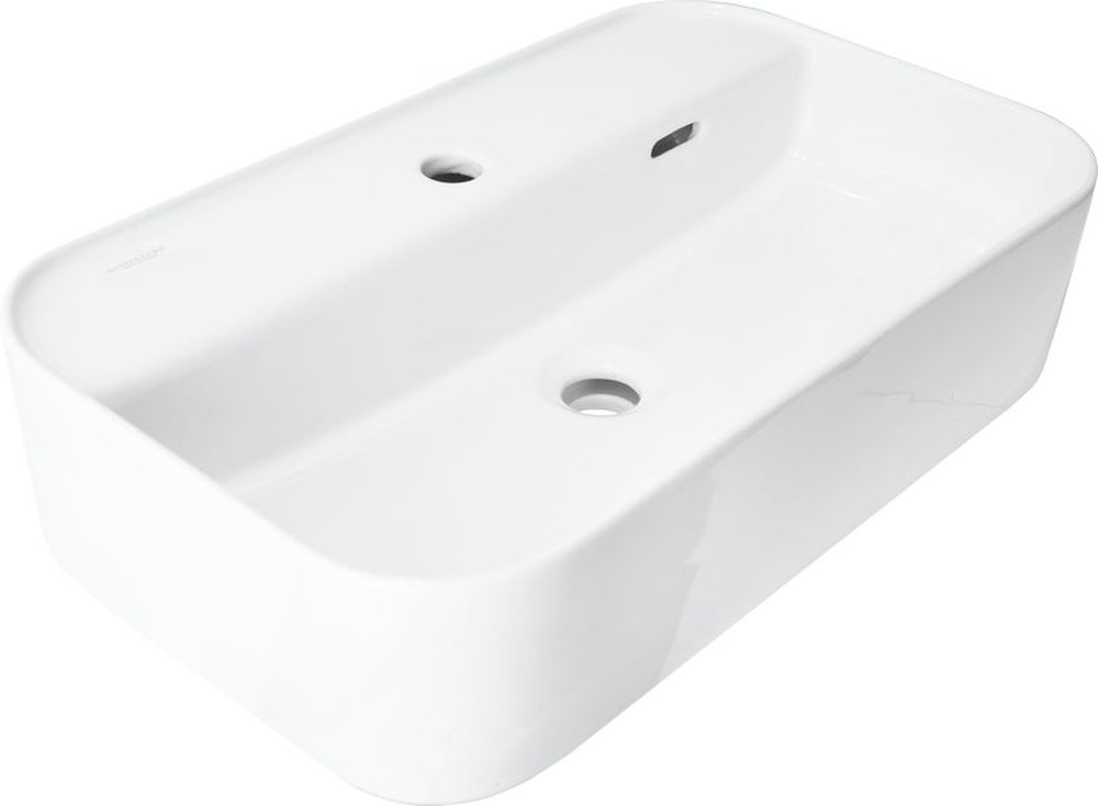 Изображение товара Накладной умывальник SANITA Luxe INF SHELF 60x36x14 см белый