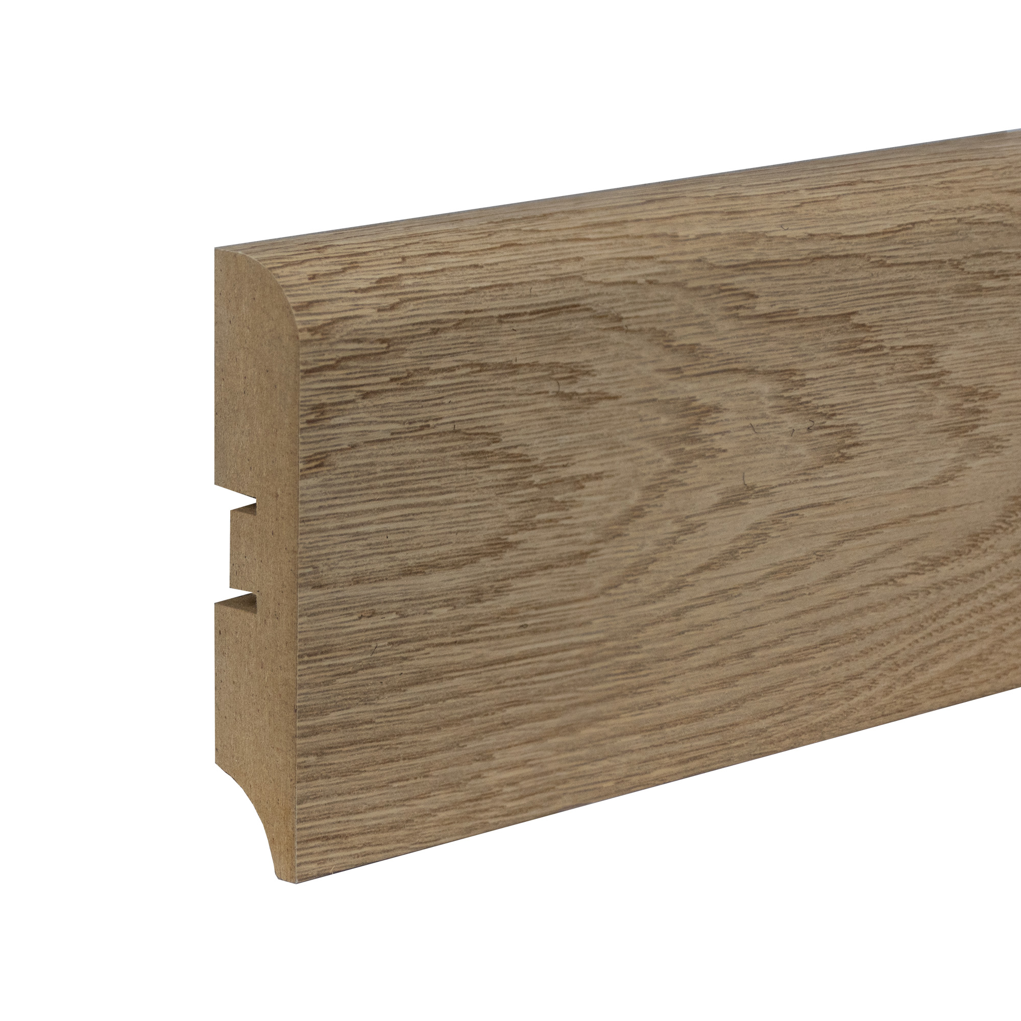 Изображение товара Плинтус МДФ Smartprofile PREMIUM Color 80М Дуб скальный 092 2400x80 мм