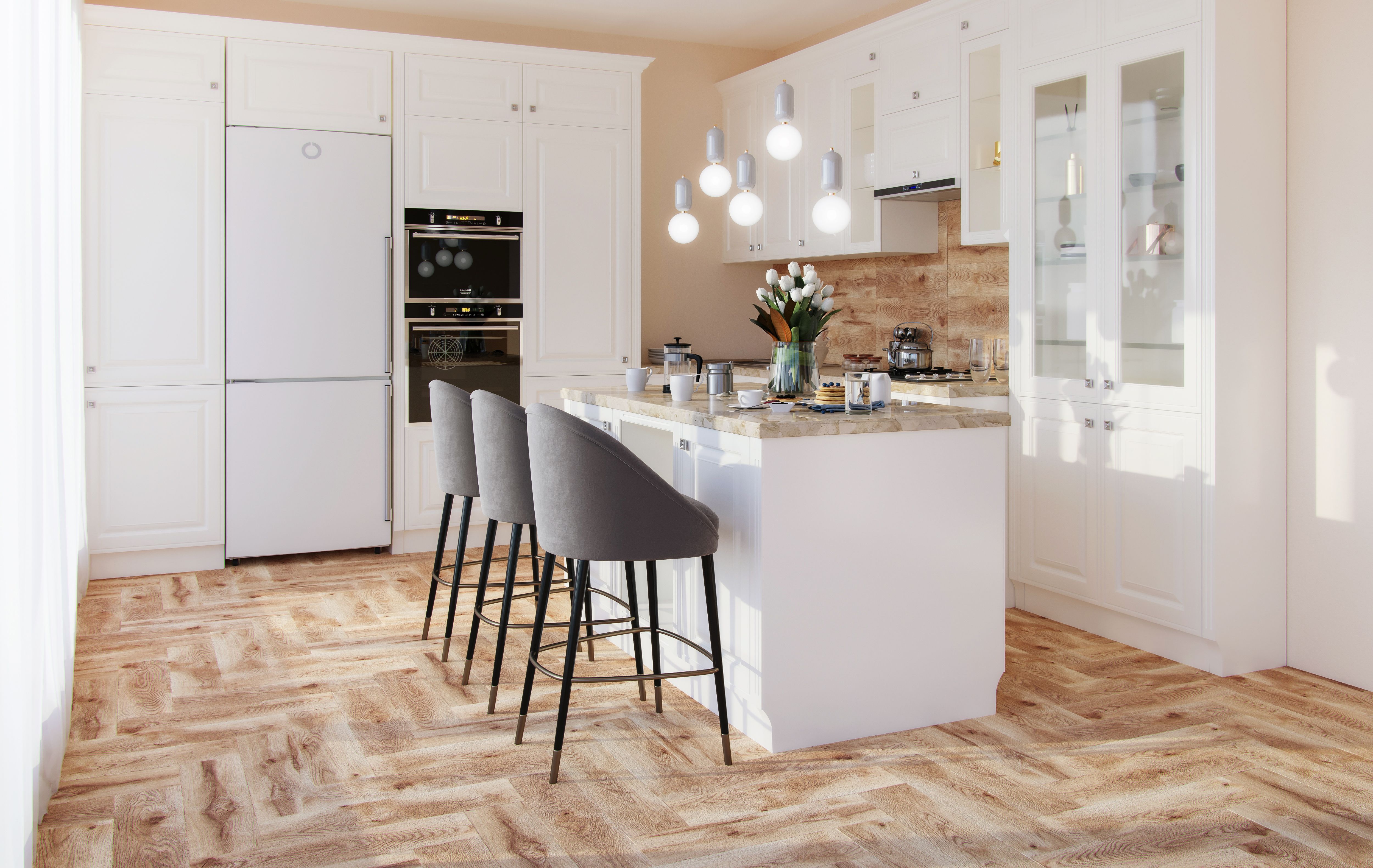 Изображение товара Керамогранит Global Tile Ontario бежевый 14,7x59,4 см 1,31 м² для интерьера и экстерьера