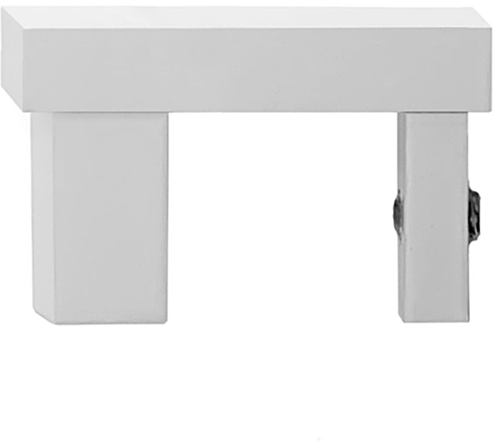 Изображение товара НАКОНЕЧНИК ЗАГЛУШКА КВАДРО БЕЛЫЙ