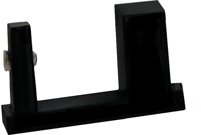 Изображение товара Наконечник-заглушка квадро черный для карнизов ORBIS металлический