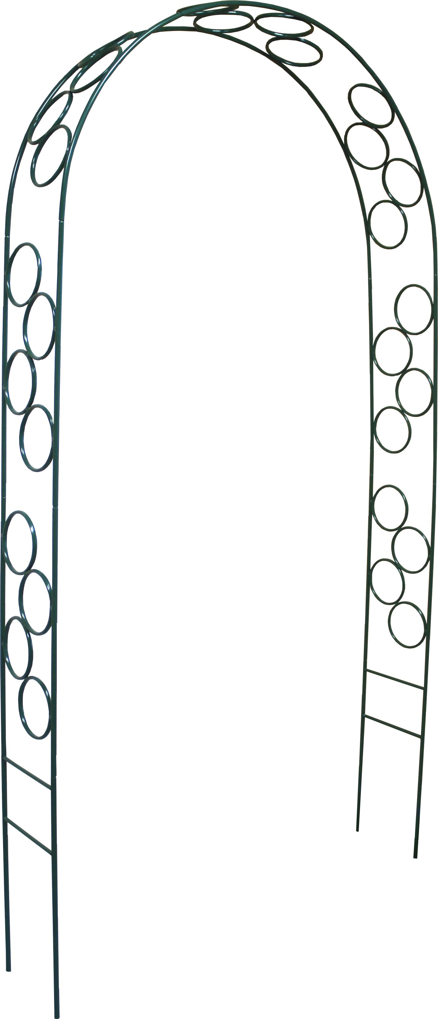 Изображение товара Арка садовая разборная Клевер-С Кольцо 2,2 м для вьющихся растений