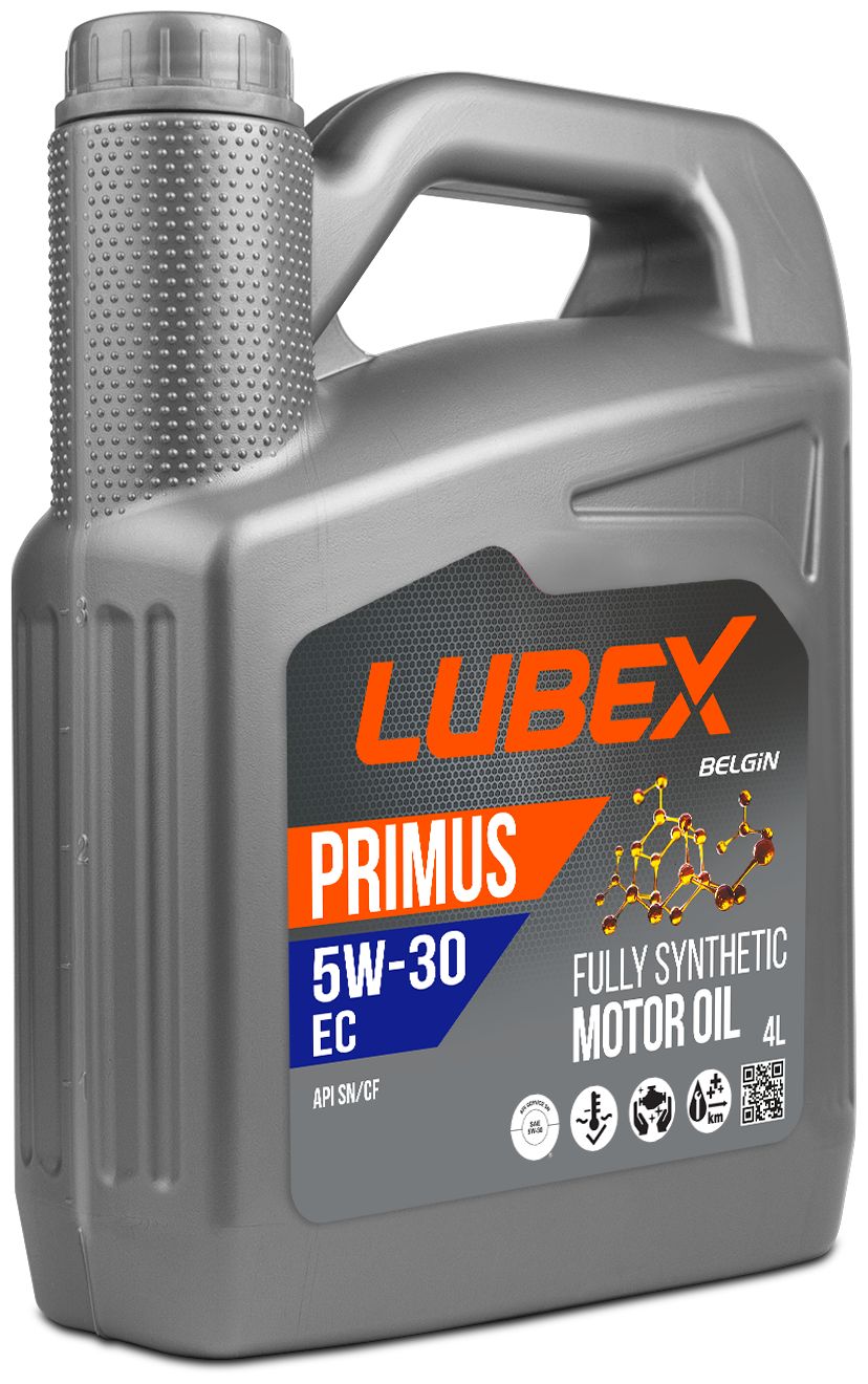 Изображение товара Масло синтетическое LUBEX PRIMUS EC 5W-30 4 литра, высокое качество, гарантия 5 лет