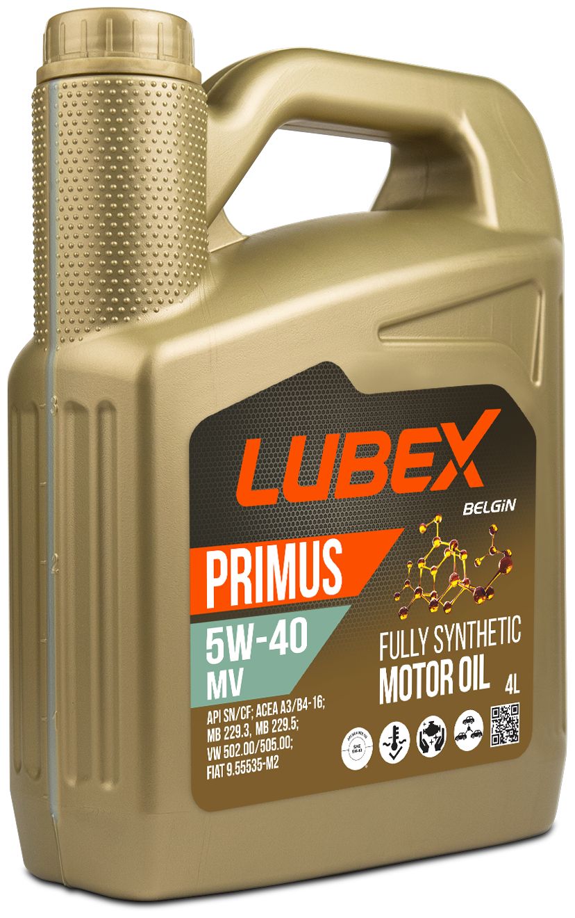 Изображение товара Масло синтетическое LUBEX PRIMUS MV 5W-40 4л