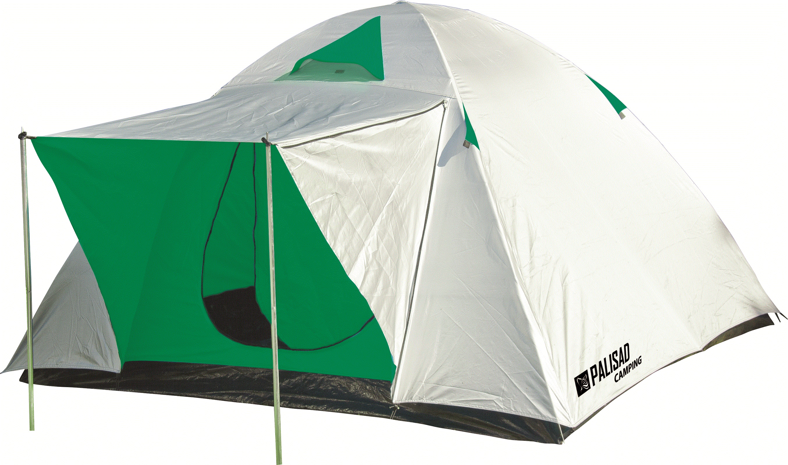 Изображение товара Палатка двухслойная трехместная Palisad Camping 210x210x130 см легкая, непромокаемая