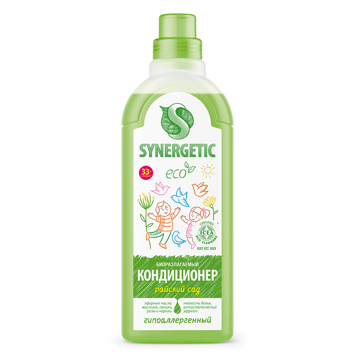 Изображение товара Кондиционер Synergetic для белья Райский сад 1 л