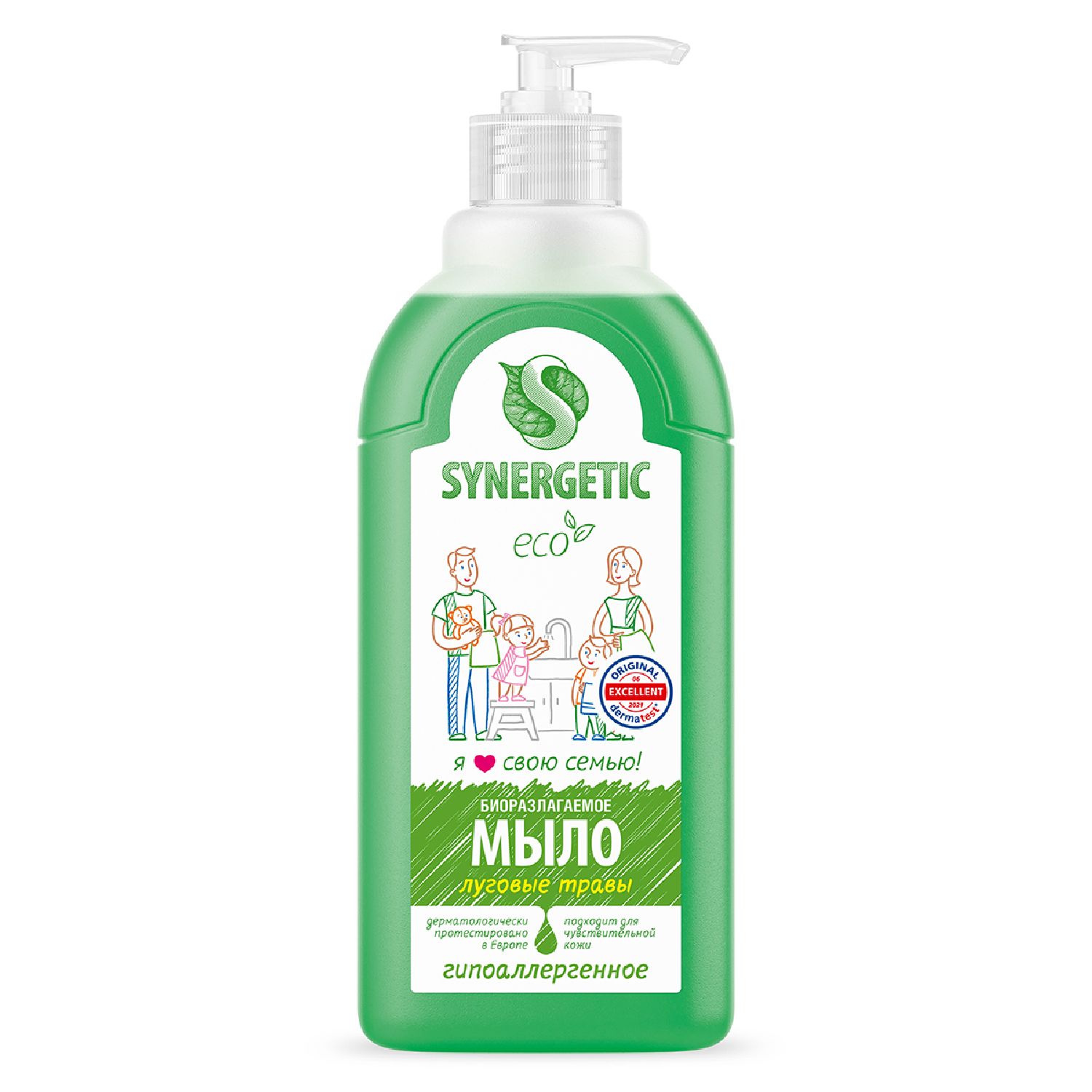 Изображение товара Мыло Synergetic жидкое Луговые травы, 500 мл
