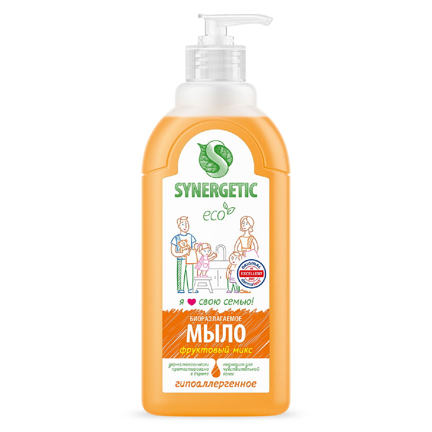 Изображение товара Мыло Synergetic жидкое Фруктовый микс, 500 мл