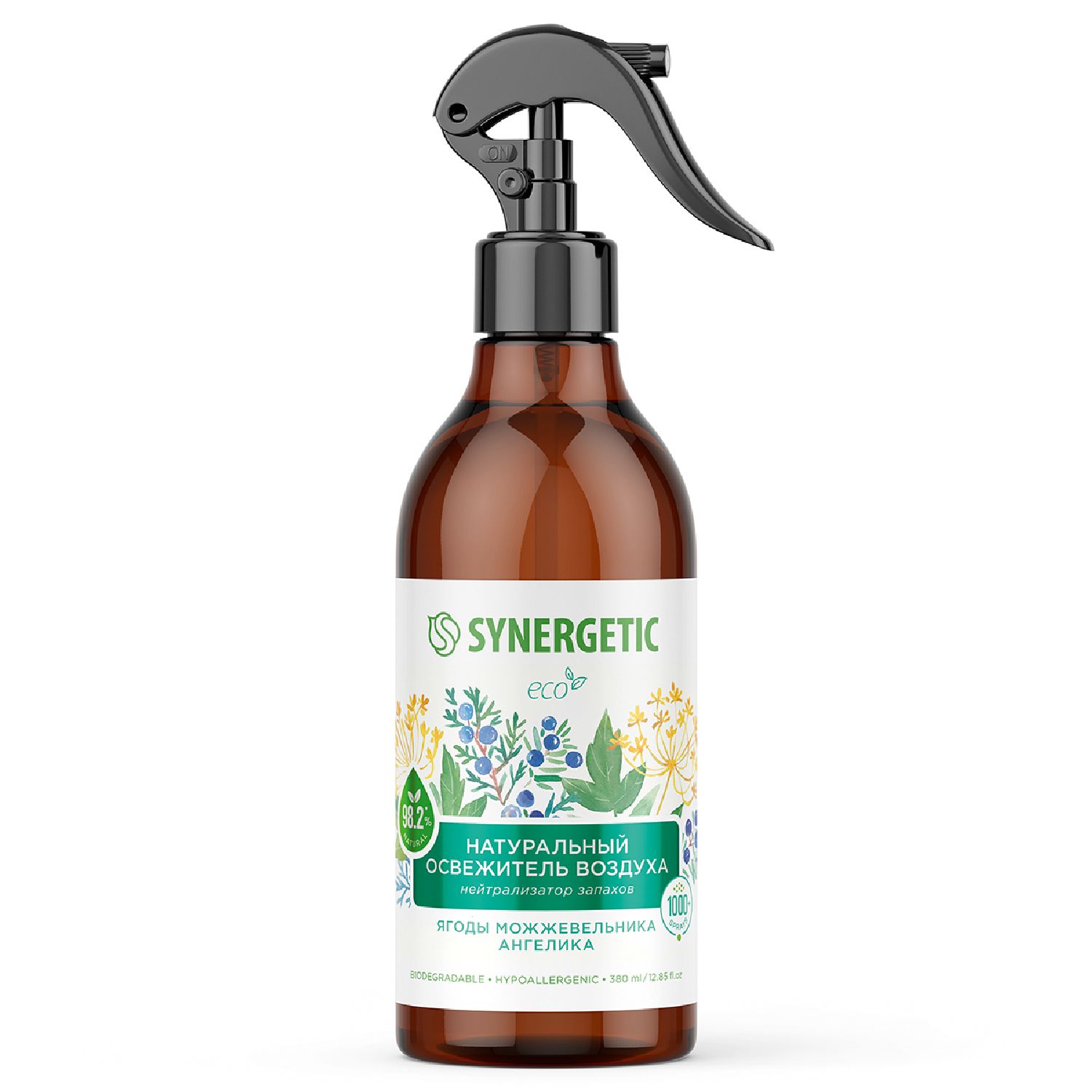 Изображение товара Освежитель воздуха Synergetic Ягоды можжевельника 380 мл для свежего воздуха