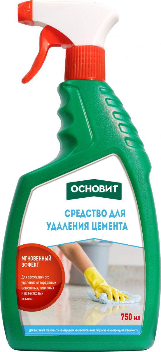 Изображение товара Удалитель цемента ОСНОВИТ СЭЙФСКРИН SGl1 0,75 л