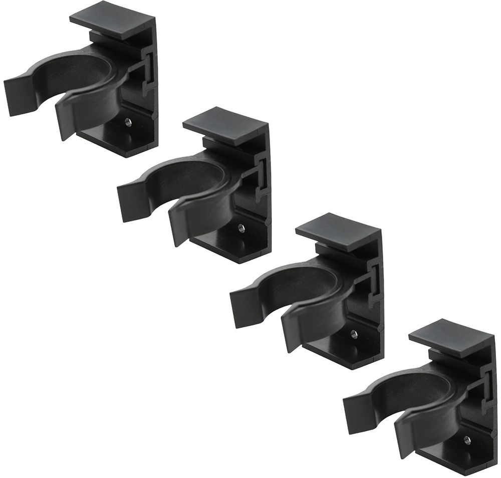 Мебельные ножки Lemax prof Клипсы-держатели LEMAX PROF Leg-KLU-4 комплект 4 шт черный