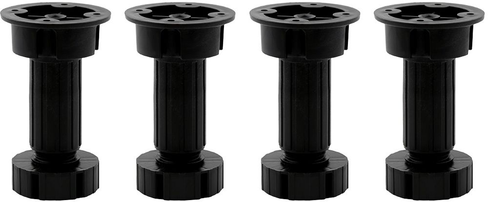Изображение товара Мебельная ножка LEMAX PROF 4FL10B 100 мм 4 шт