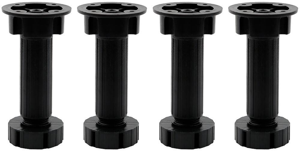 Изображение товара Мебельная ножка LEMAX PROF 4FL12B 120 мм 4 шт