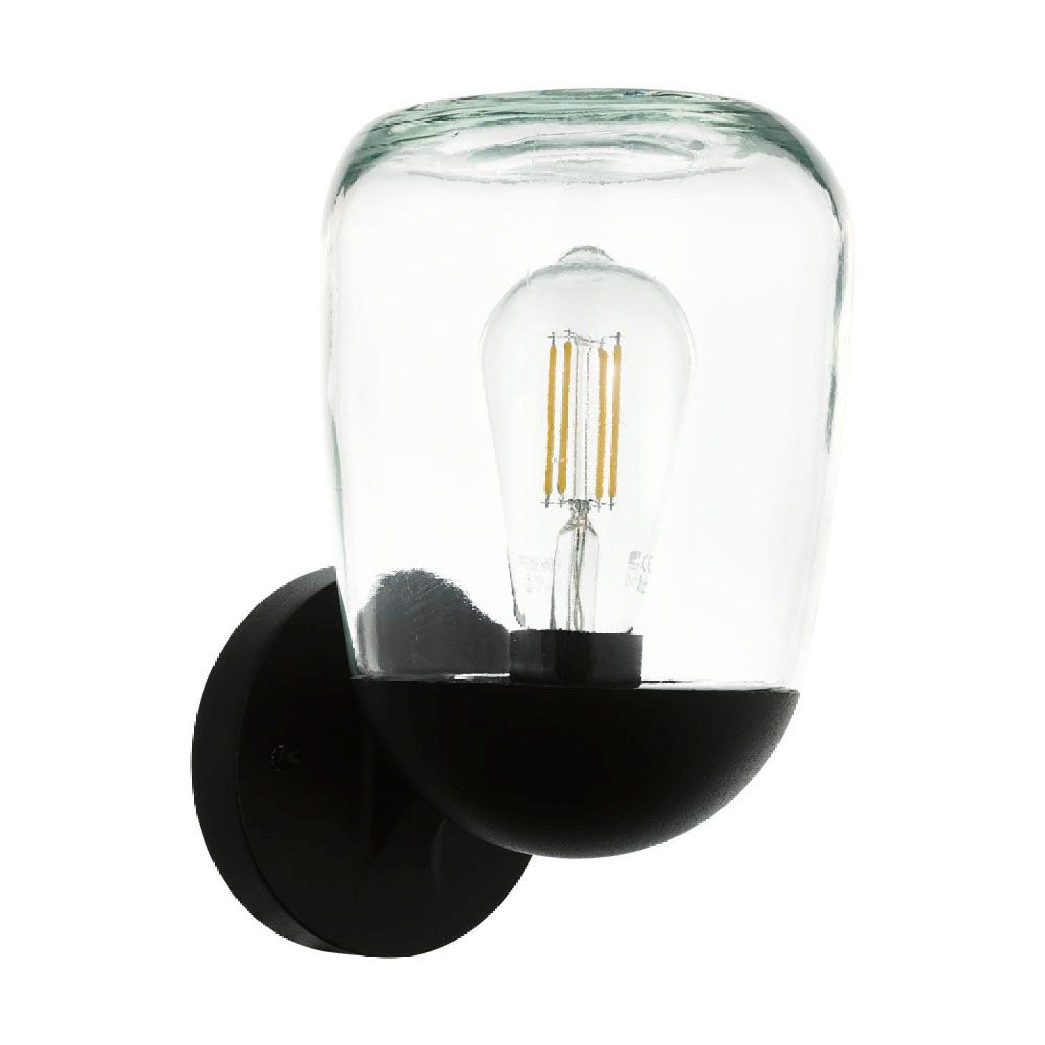 Изображение товара Уличный настенный светильник Eglo Donatori, черный, IP44, 1x60W