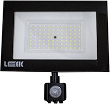 Изображение товара Прожектор с датчиком движения LE LED FL IR 100W IP65 черный с сенсором