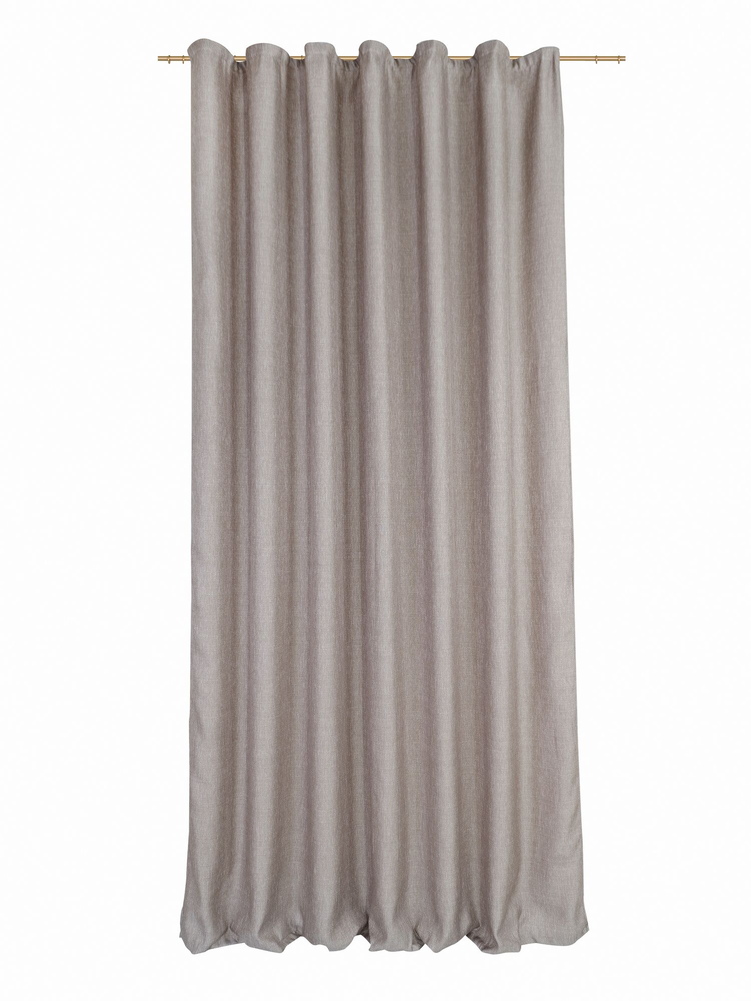 Изображение товара Штора готовая Miamoza рогожка коричневая 200х280 см - стиль и удобство