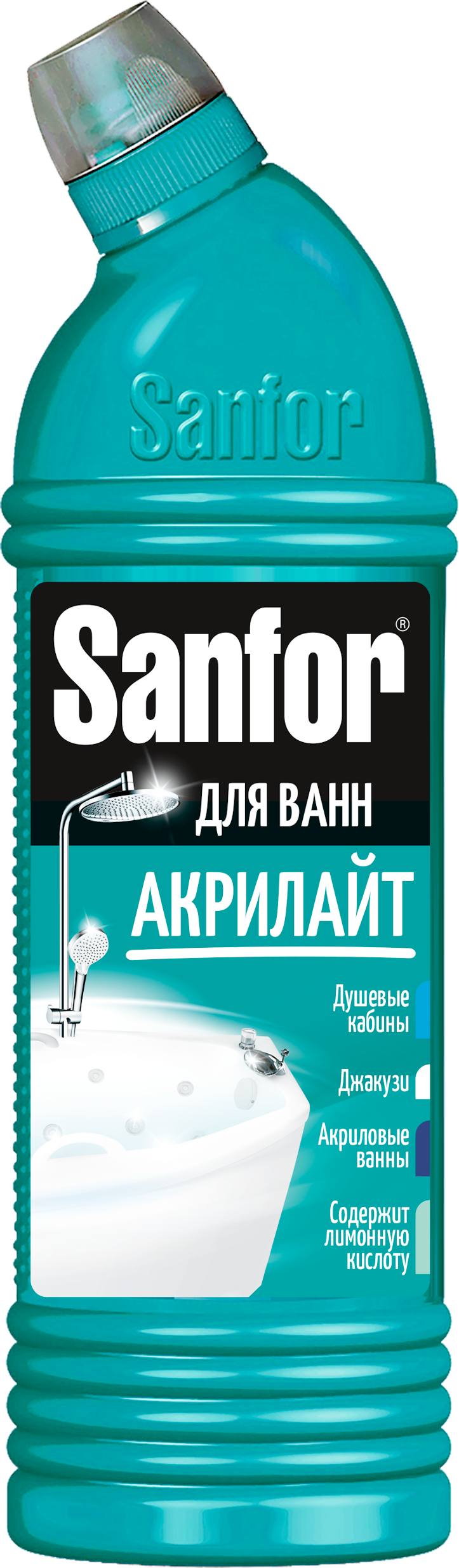 Изображение товара Чистящее средство Sanfor для акриловых ванн и душа, 750 г
