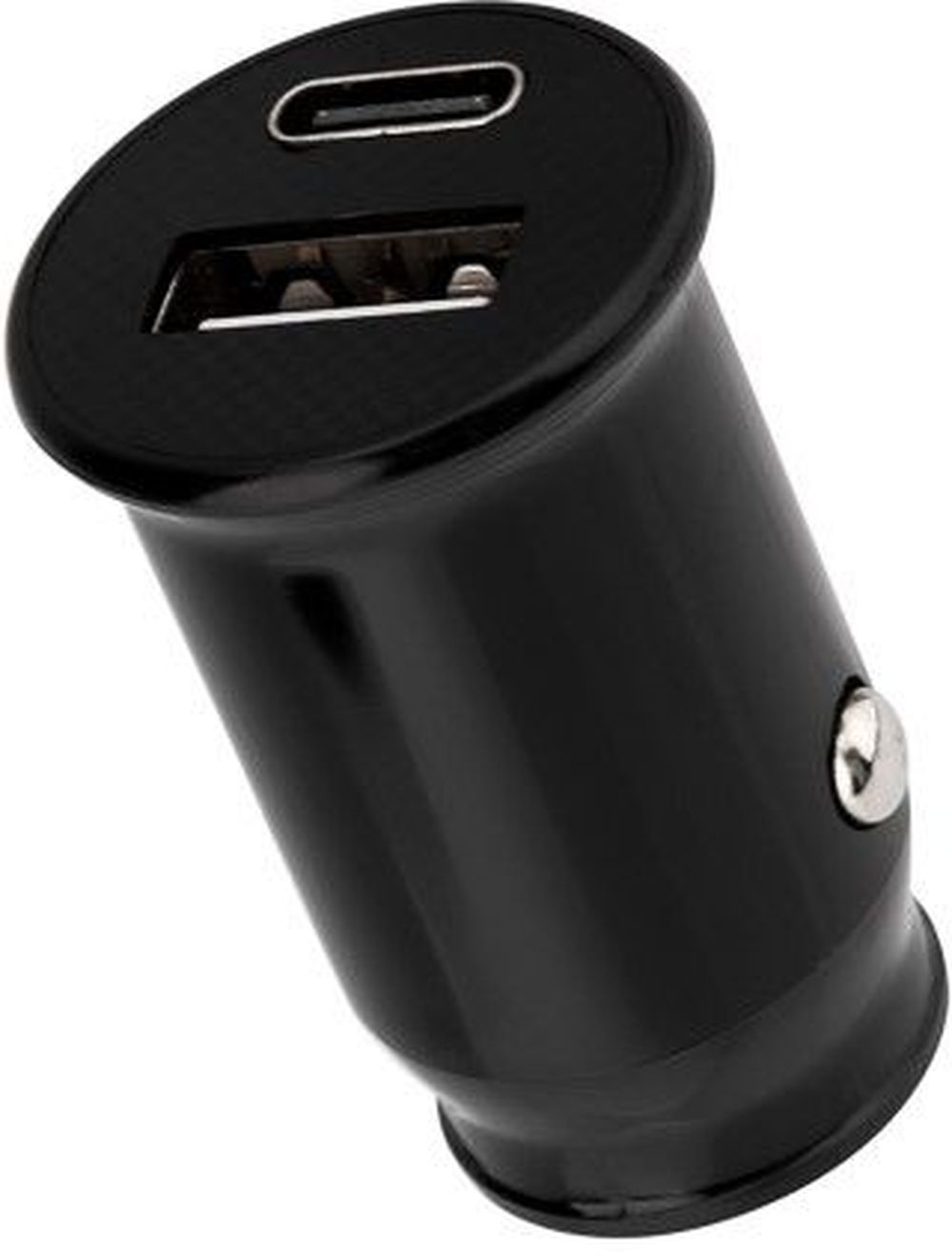 Изображение товара Автозарядка REXANT АЗУ USB-A+USB-C 2.4 A для прикуривателя черная
