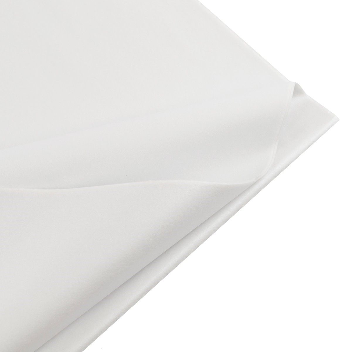 Изображение товара Бумага тишью белая 50х70 см для подарков и рукоделия