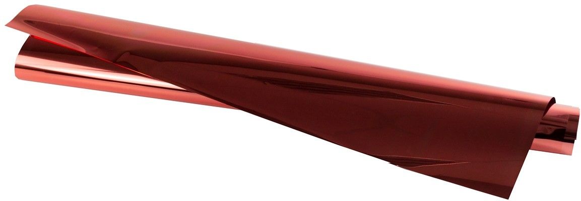 Изображение товара Пленка металлик красного цвета 58х58 см для упаковки и декора