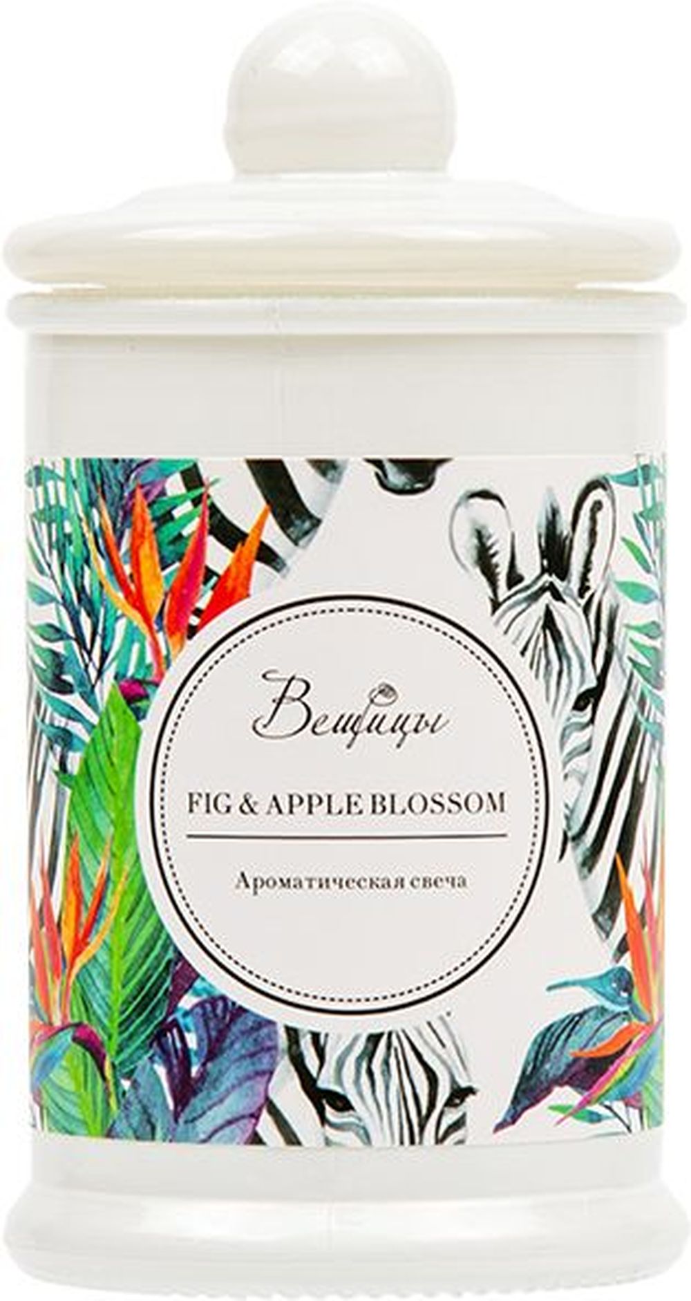 Изображение товара Ароматическая свеча FIG & APPLE BLOSSOM 60x60x110 мм стекло