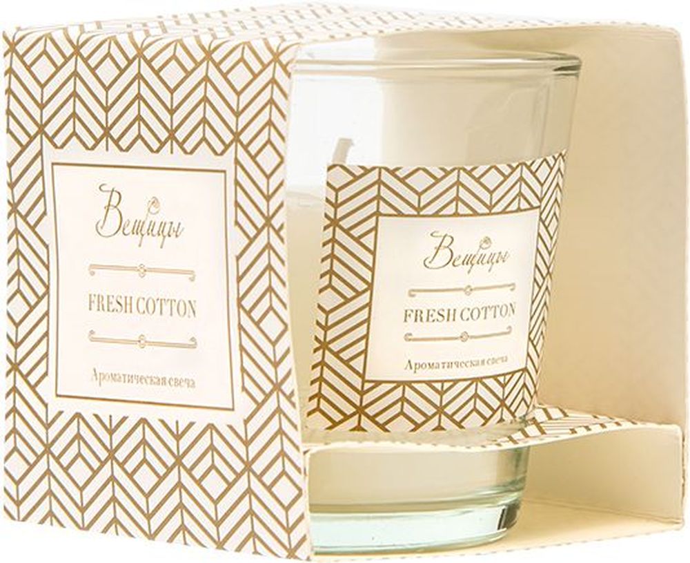 Изображение товара Ароматическая свеча FRESH COTTON в банке 75x75x75 мм