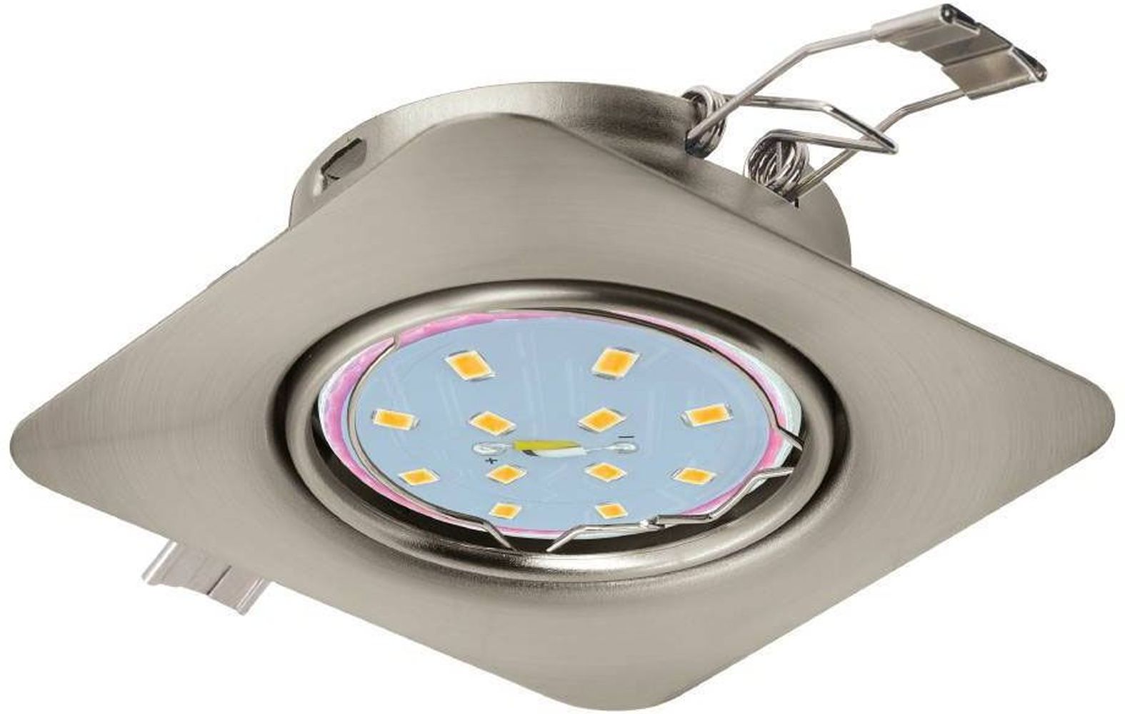 Изображение товара Встраиваемый светильник PENETO, 1x5W (GU10), 87х87, сталь, никель матовый