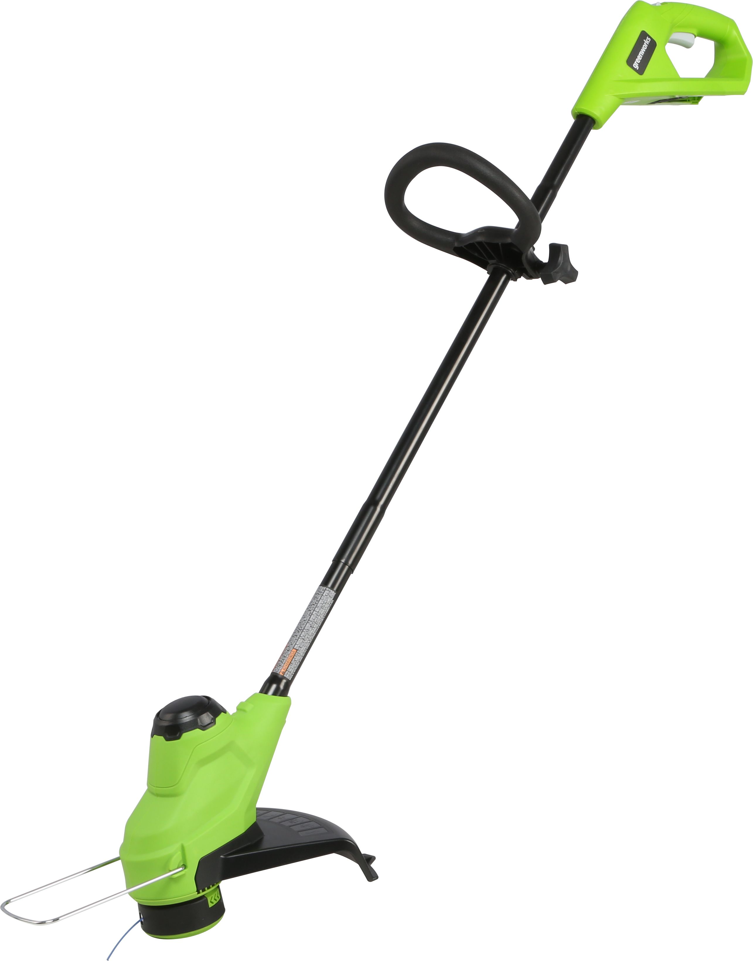 Изображение товара Аккумуляторный триммер Greenworks G24LT25K2 24V, легкий и эффективный садовый инструмент