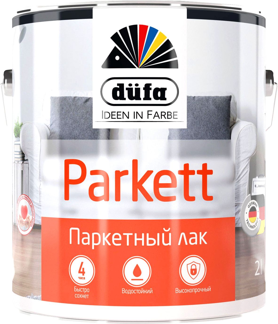 Изображение товара Лак Dufa PARKETT паркетный глянцевый  2л