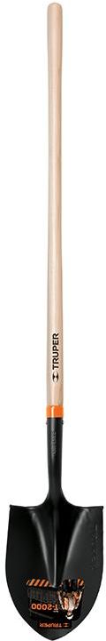 Изображение товара Лопата штыковая Truper PRL-P 17175 с деревянной ручкой 142 см