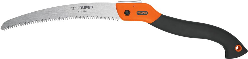Изображение товара Складная пила Truper 250 мм с пластиковой рукояткой, сталь, ABS