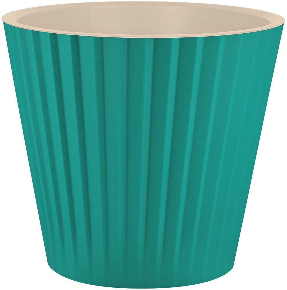 Изображение товара Горшок для цветов InGreen Sand D230 мм, 5,8 л изумрудная волна