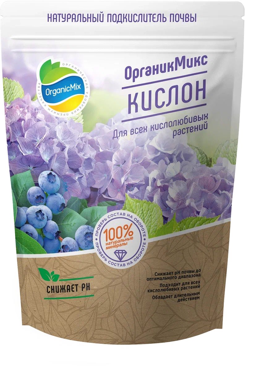 Изображение товара ОрганикМикс Подкислитель почвы Кислон 1,3 кг