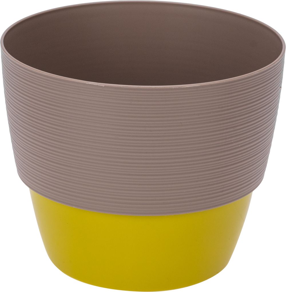 Изображение товара Кашпо ЧЕТЫРЕ СЕЗОНА Валенсия 1,2 л фраппе-фисташка для домашних растений