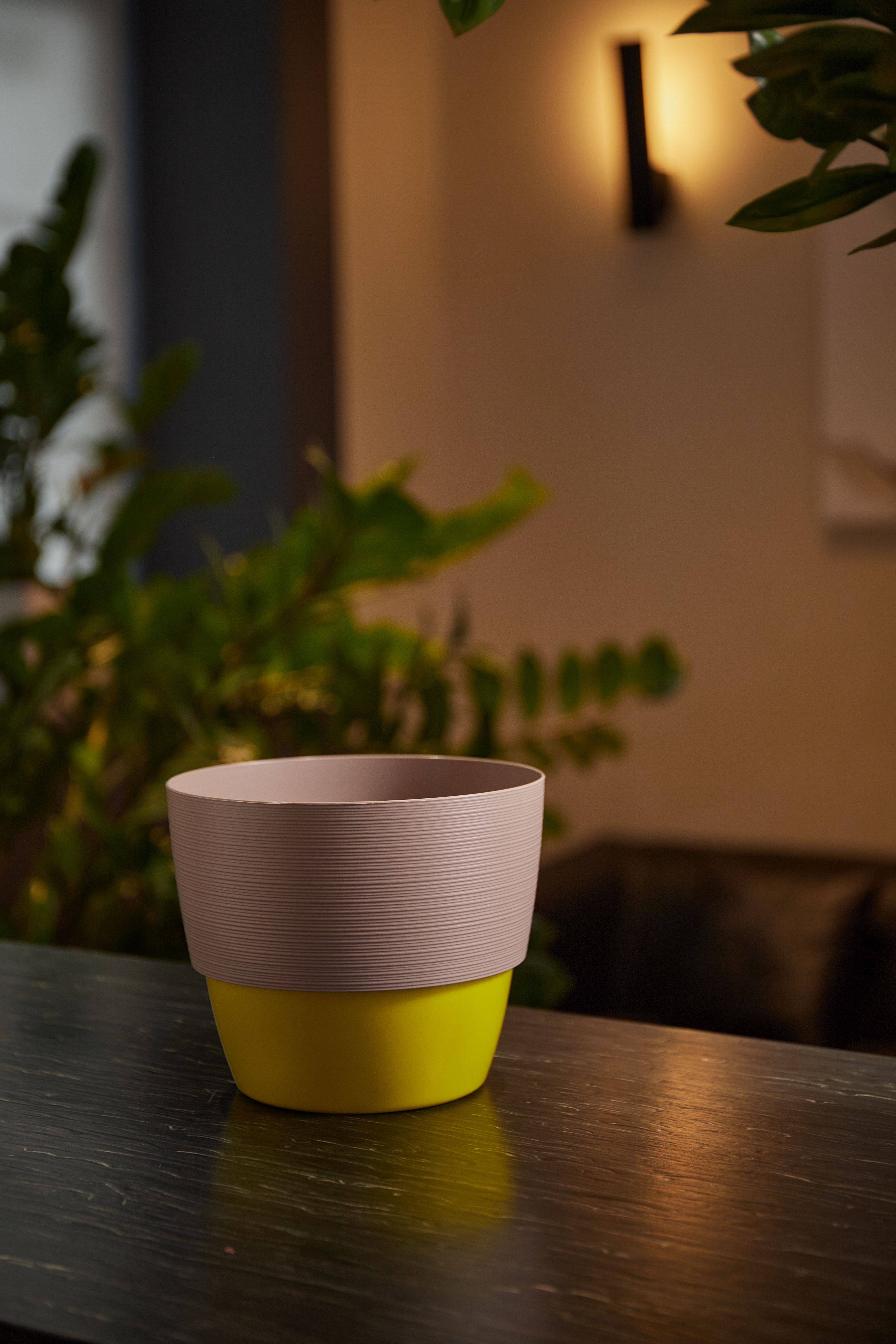 Изображение товара Кашпо ЧЕТЫРЕ СЕЗОНА Валенсия 2,5 л фраппе-фисташка для комнатных растений