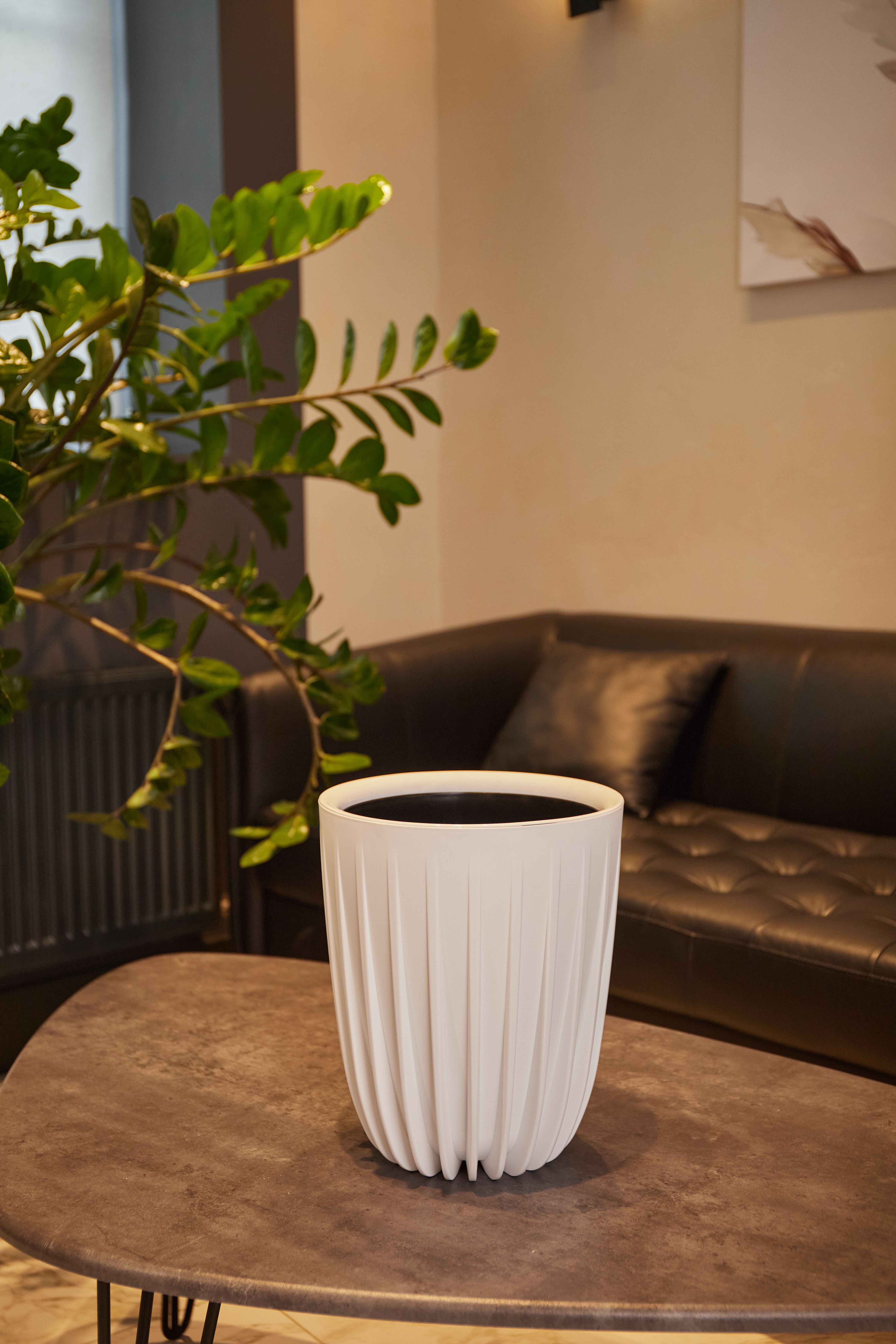 Изображение товара Кашпо ЧЕТЫРЕ СЕЗОНА Сигма D25 30 см 10 л белое для комнатных растений