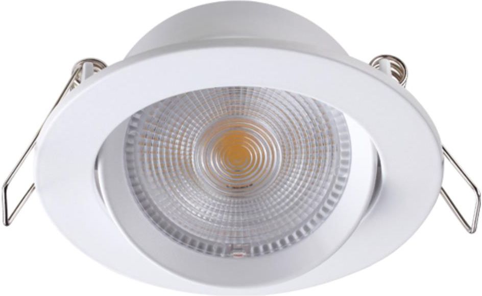 Изображение товара встраиваемый поворотный светильник белый 10 Вт IP20 для интерьера