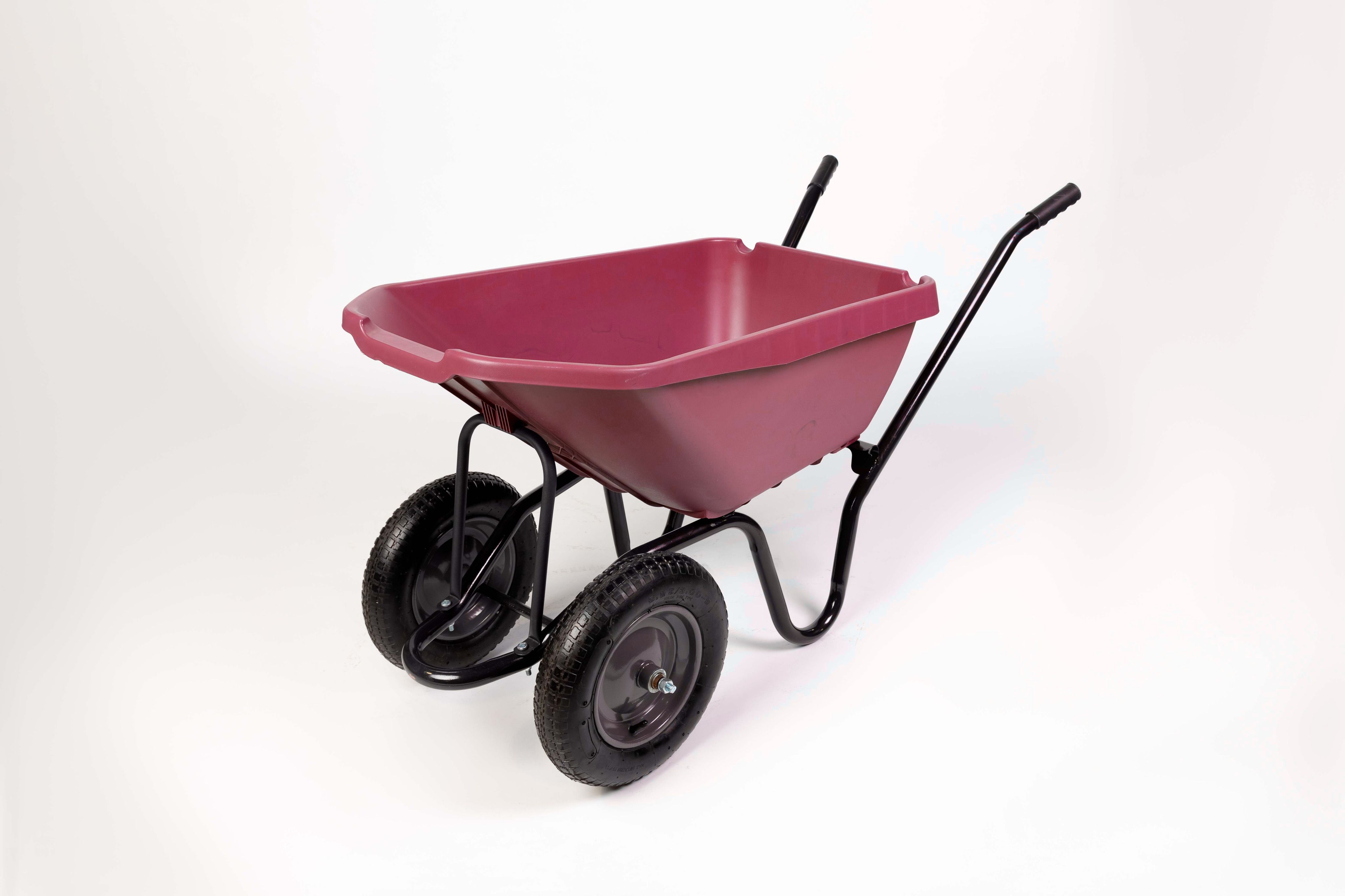 Изображение товара Двухколесная садовая тачка Заря 250 кг с пневматическими колёсами