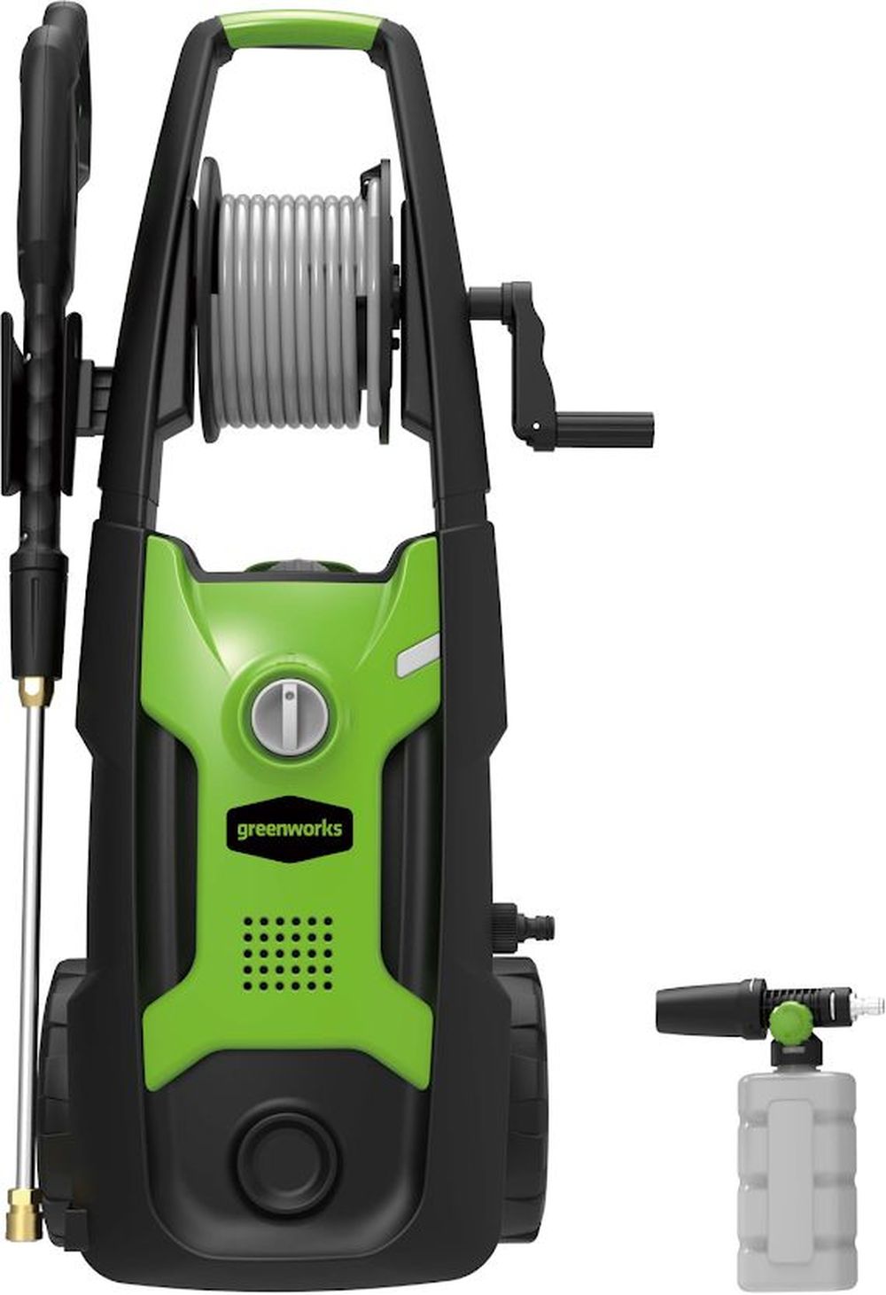 Изображение товара Мойка высокого давления Greenworks GPWG5II 2 кВт 140 Бар – мощный электроинструмент для чистки пове