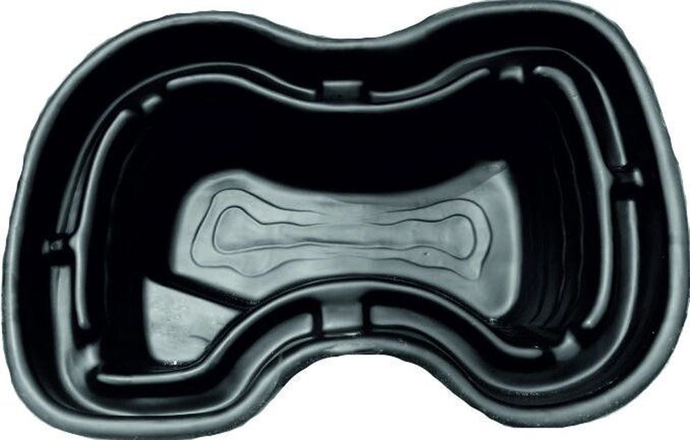 Изображение товара Декоративный пруд V-400 170х130х55 см черный из ПНД для сада