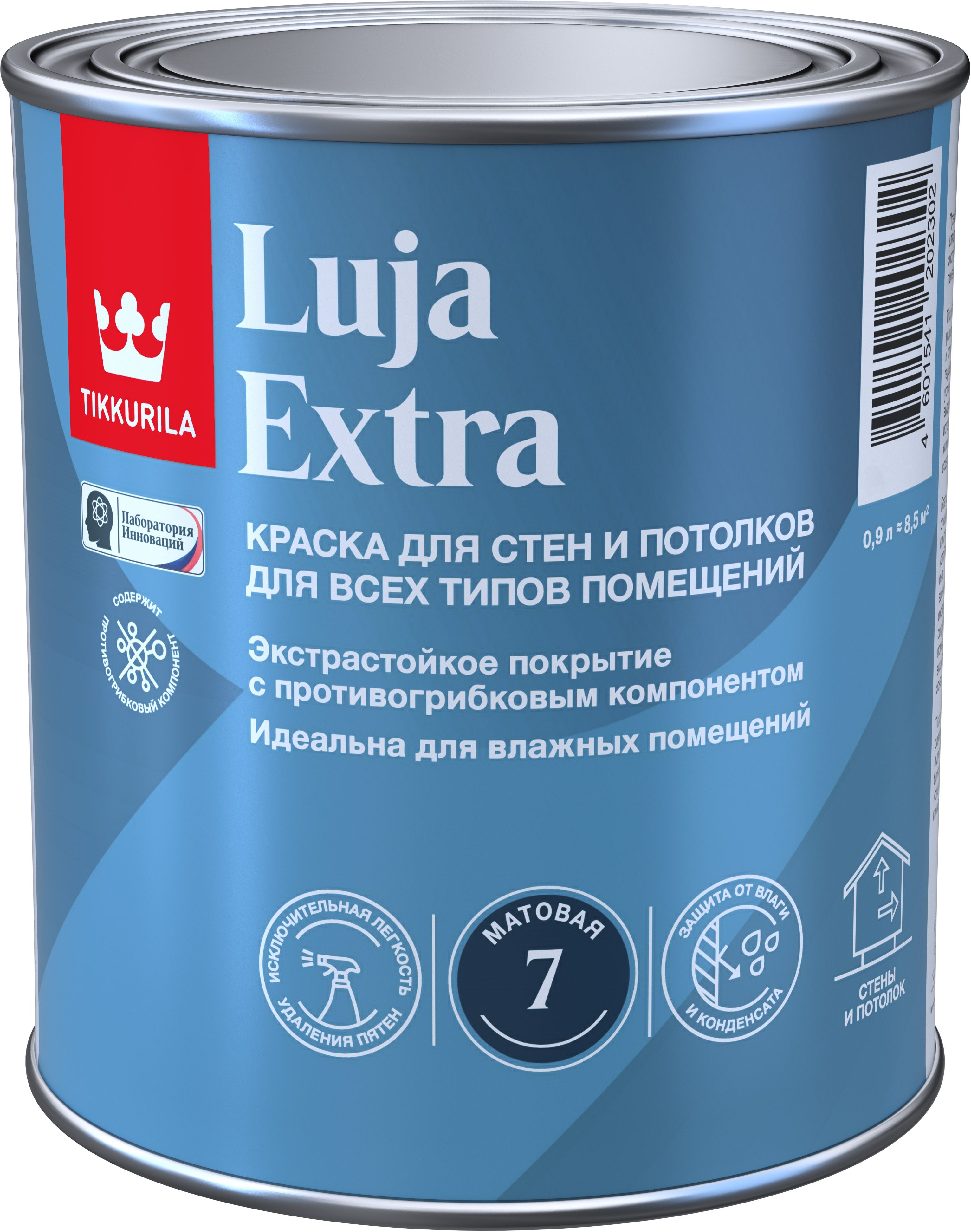Изображение товара Краска Tikkurila/Tikkivala LUJA EXTRA БАЗА A матовая 0,9 л