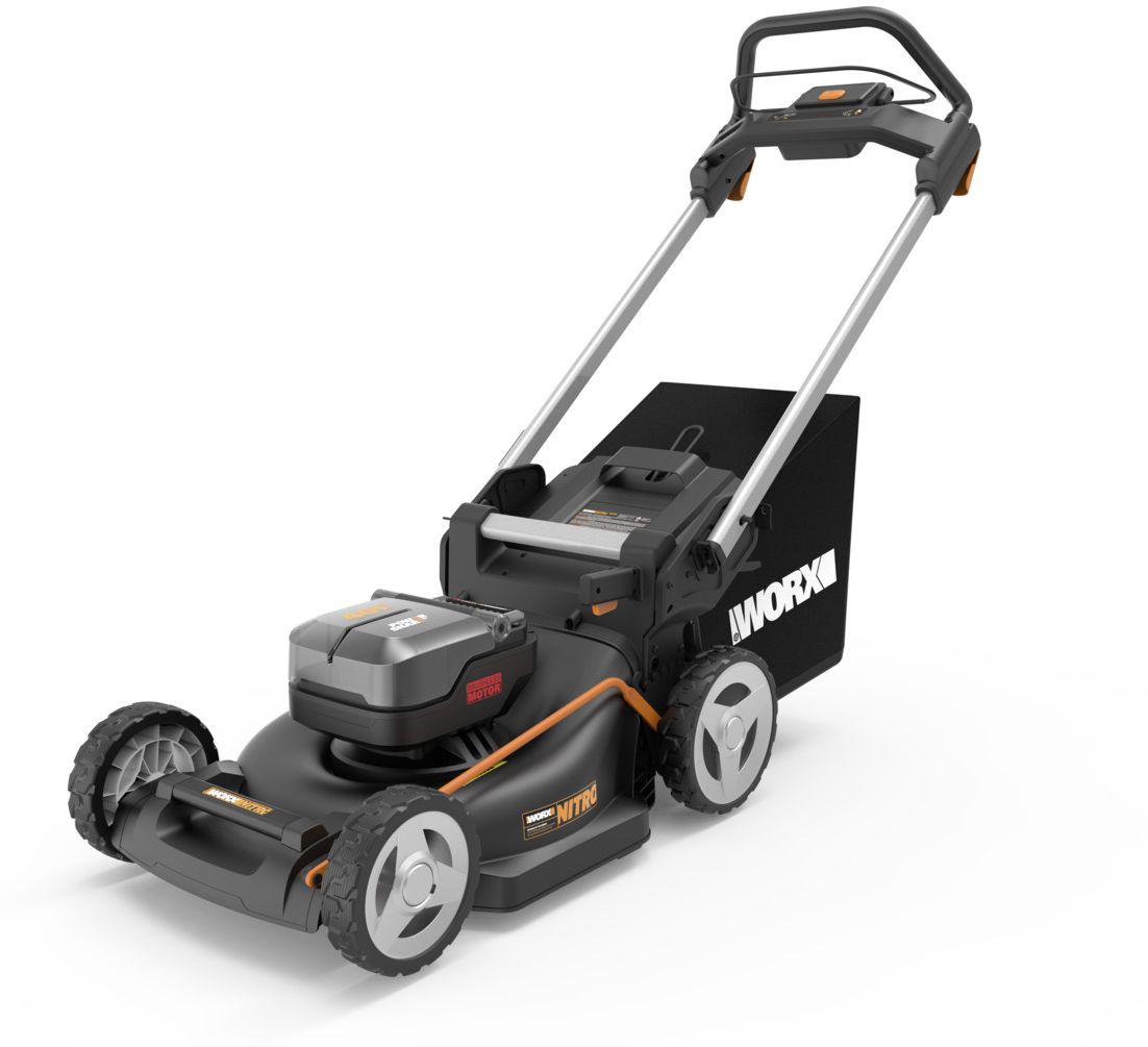 Изображение товара Аккумуляторная газонокосилка WORX WG779E.1 40В 46 см с 2 АКБ и зарядным устройством