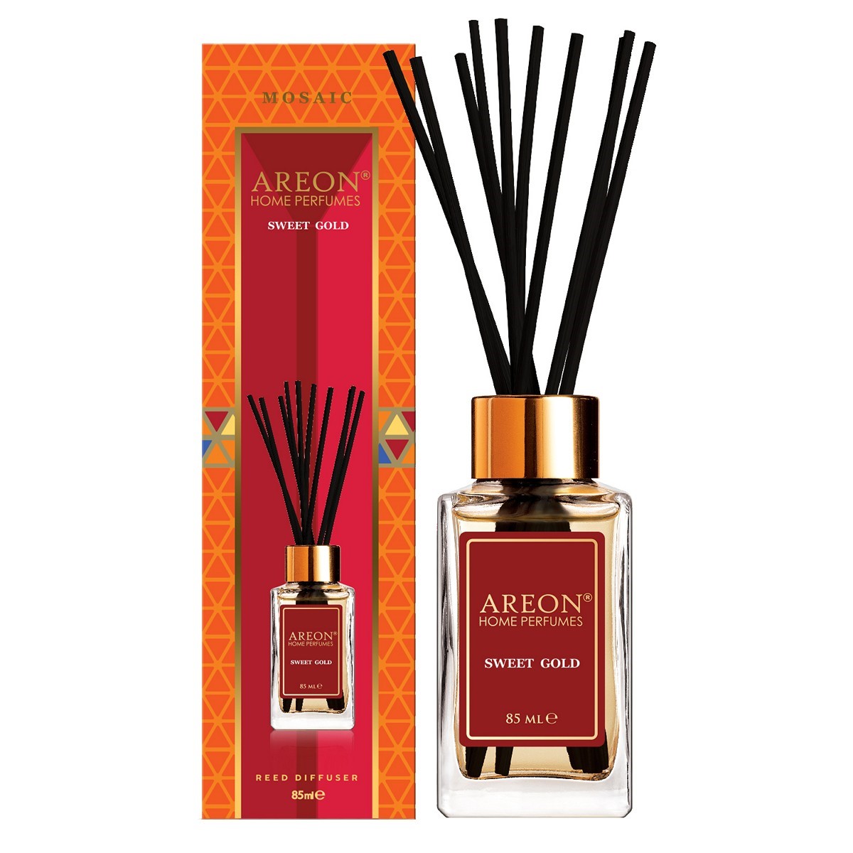 Изображение товара Диффузор Areon Mosaic Свит Голд 85 мл для дома и офиса