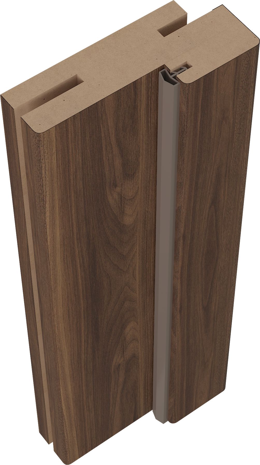 Изображение товара Комплект дверной коробки телескоп орех канадский BELWOODDOORS 2,5 м