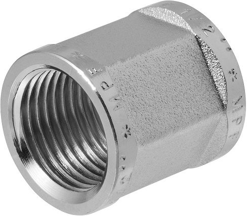 Изображение товара Муфта шестигранная 1/2" (латунь), MP-У