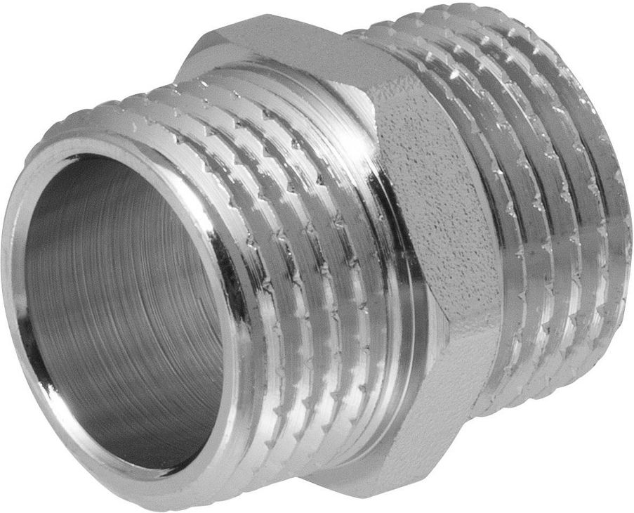 Изображение товара Ниппель (бочонок) 1/2" н/н MPF (латунь), MP-У