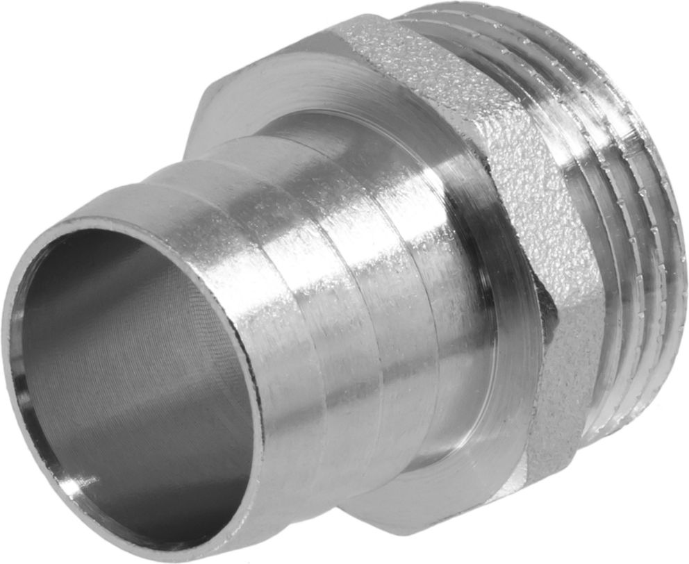 Изображение товара Штуцер 3/4 Н латунь для шланга 1 дюйм МР-У