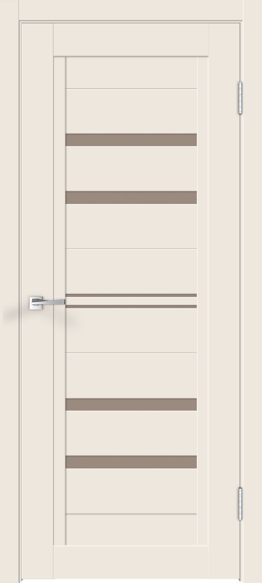 Изображение товара Дверь межкомнатная VellDoris Даллас полипропилен 80x200, бежевая