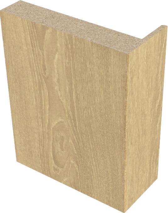 Изображение товара Наличник прямой телескопический 80х10 см ПВХ дуб янтарный 5 шт.