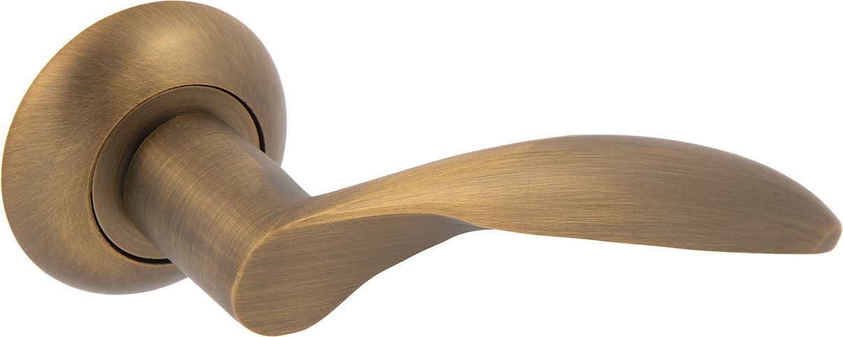 Изображение товара Ручка дверная ФАБРИКА ЗАМКОВ TERNERA КОФЕ, классический дизайн, алюминий и ЦАМ